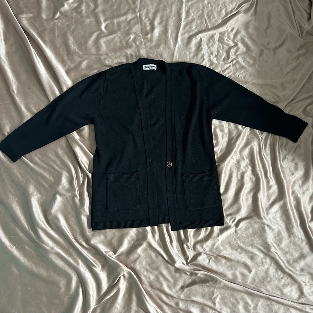 Vintage Black Cardigan